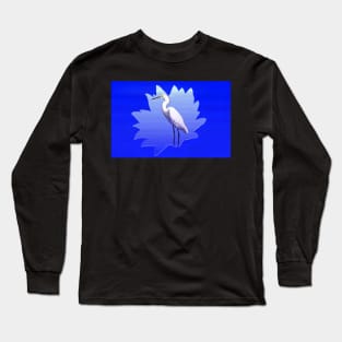 The Great white egret Long Sleeve T-Shirt